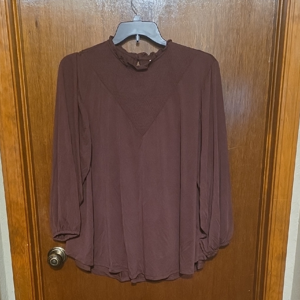 NWT Lularoe 2X Clara Smock Blouse